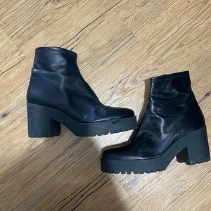 Black boots